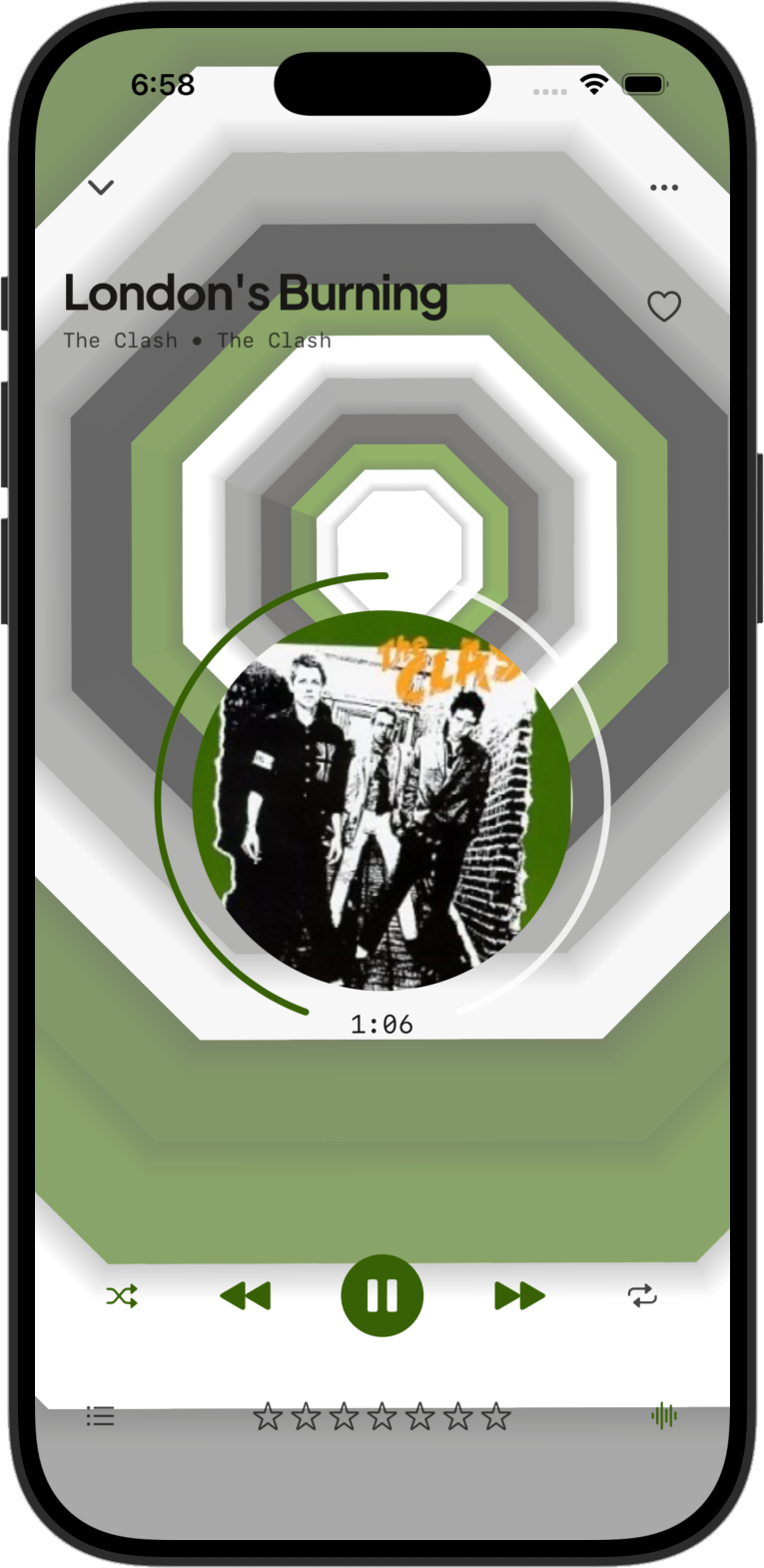 Fonkey on the iPhone, Now Playing
