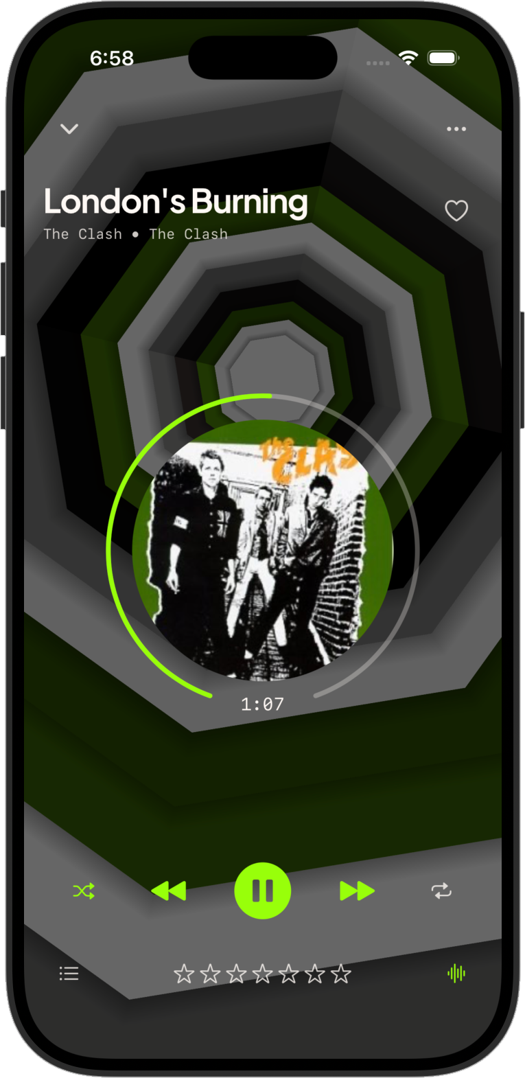 Fonkey on the iPhone, Now Playing